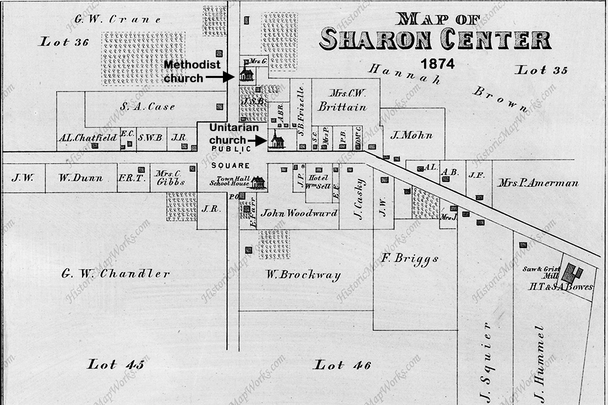 A Brief History of Sharon Center, Medina County, Ohio